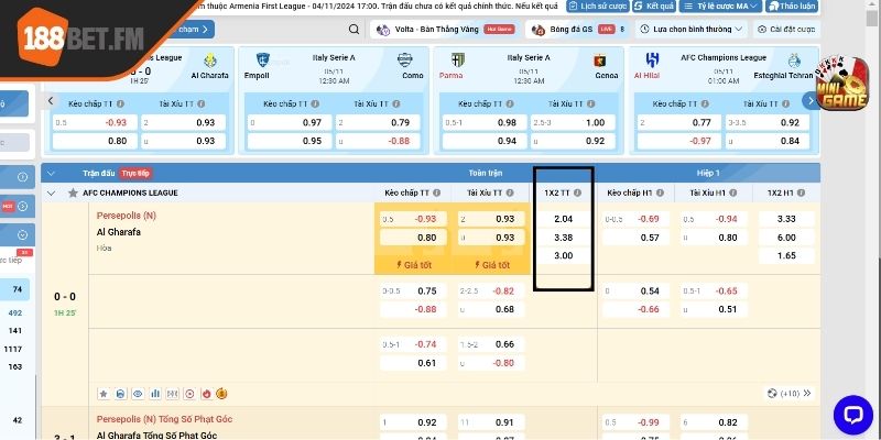 Kèo 1x2 188BET - Khám phá cách chơi và mẹo chiến thắng 1 Kèo 1x2 188BET là gì?