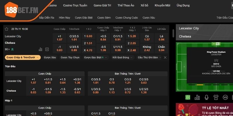 Kèo châu Âu 188bet – hình thức cá cược thu hút người chơi 3 Mẹo giúp người tham gia bắt kèo hiệu quả tại nhà cái